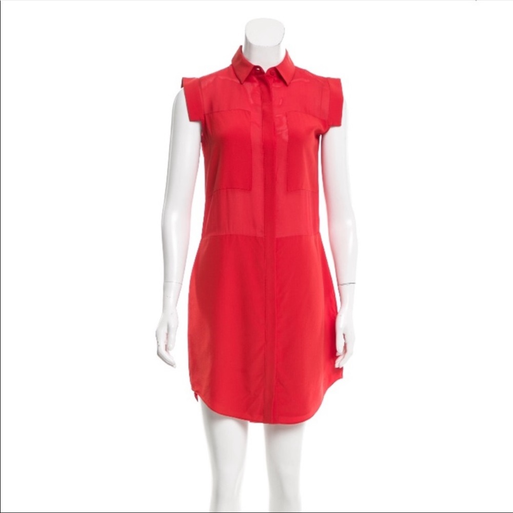 Alexander Wang Red Shirt Dress!
